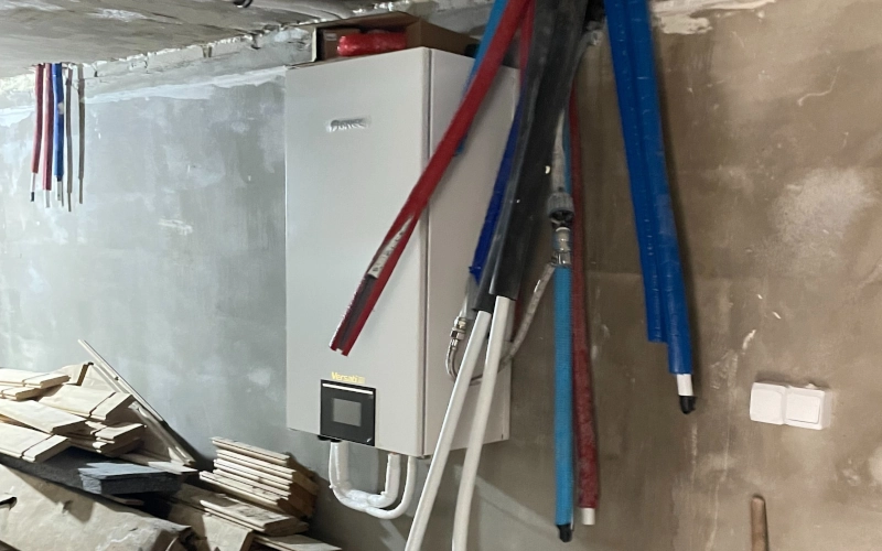 Új gépészet kiépítése